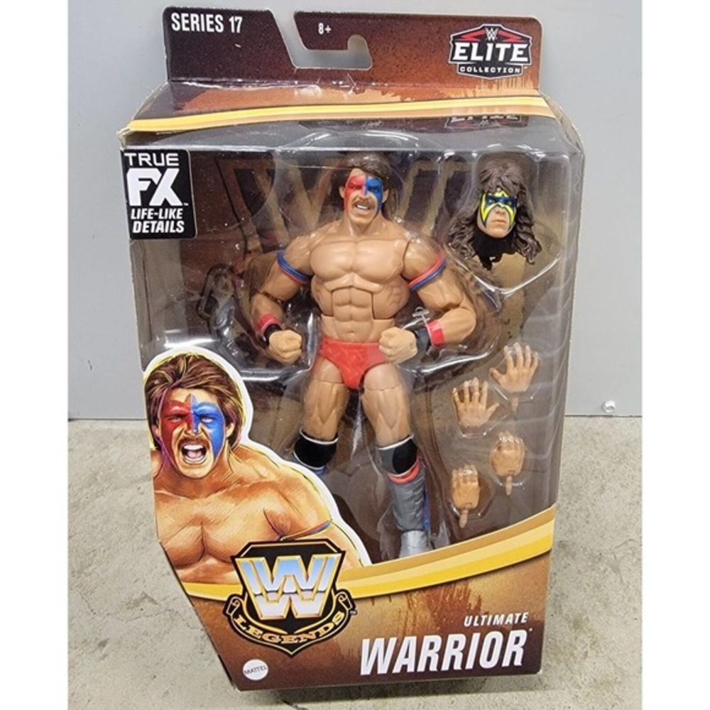 WWE Legends Series 17 Elite Collection Ultimate Warrior Action Figure New Dingo